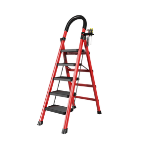 [Compre 1 Leve 2] Escada Redmax Dobrável Antiderrapante de Aço [BLACK FRIDAY]