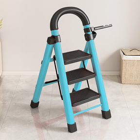 [Compre 1 Leve 2] Escada Redmax Dobrável Antiderrapante de Aço [BLACK FRIDAY]