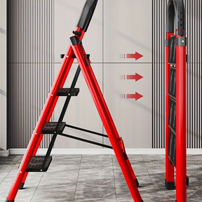 [Compre 1 Leve 2] Escada Redmax Dobrável Antiderrapante de Aço [BLACK FRIDAY]