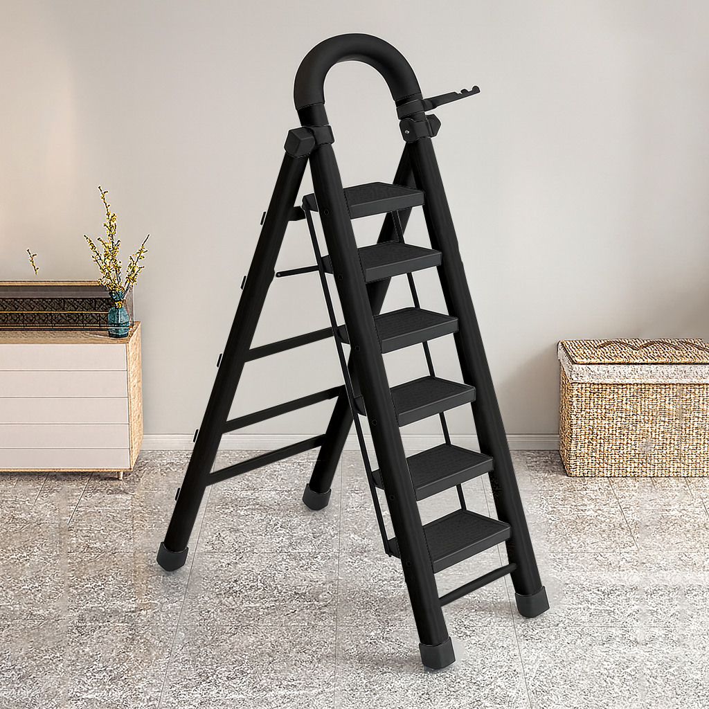 [Compre 1 Leve 2] Escada Redmax Dobrável Antiderrapante de Aço [BLACK FRIDAY]