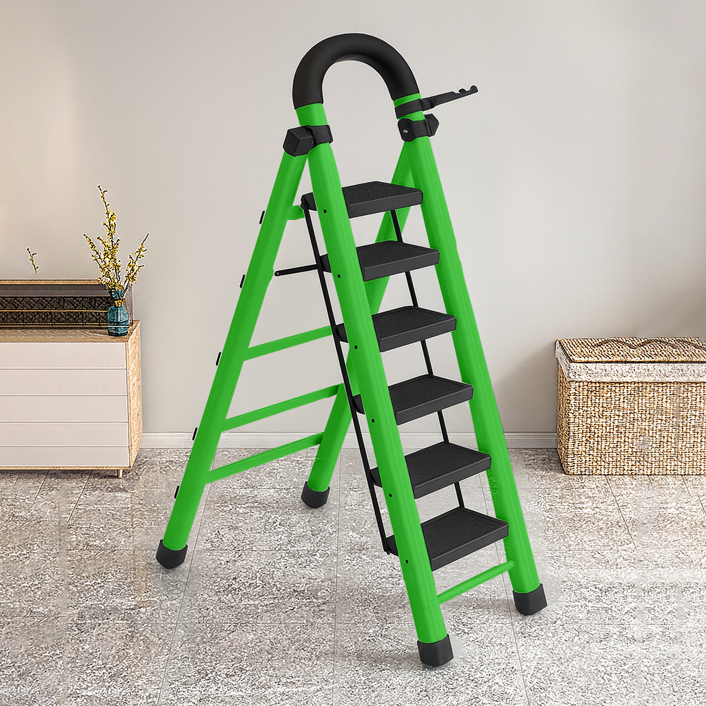 [Compre 1 Leve 2] Escada Redmax Dobrável Antiderrapante de Aço [BLACK FRIDAY]