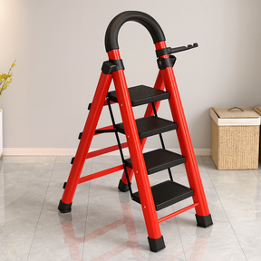 [Compre 1 Leve 2] Escada Redmax Dobrável Antiderrapante de Aço [BLACK FRIDAY]