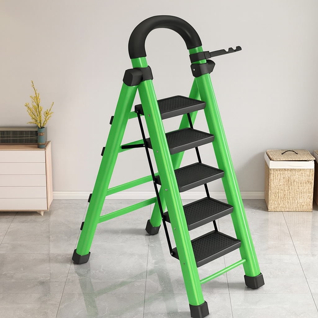 [Compre 1 Leve 2] Escada Redmax Dobrável Antiderrapante de Aço [BLACK FRIDAY]