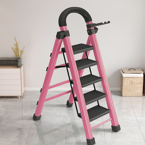 [Compre 1 Leve 2] Escada Redmax Dobrável Antiderrapante de Aço [BLACK FRIDAY]