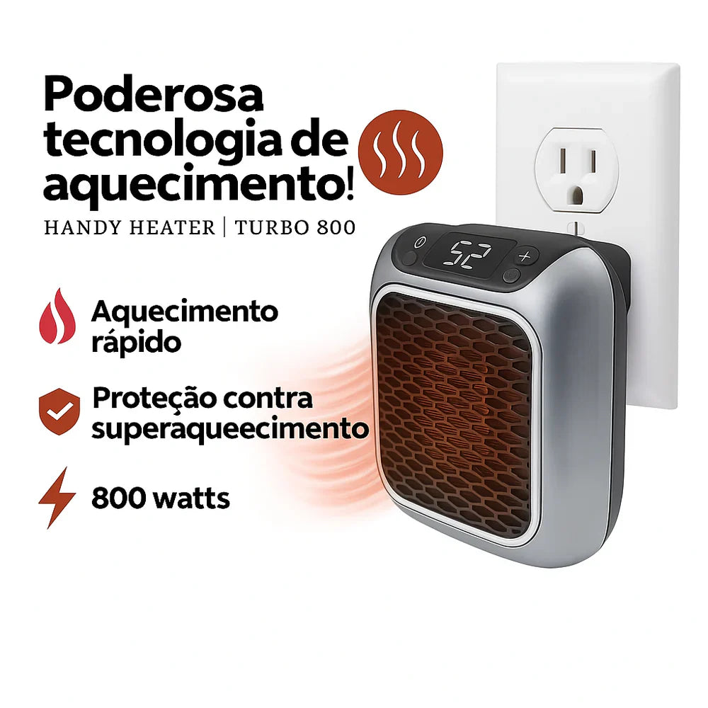 (COMPRE 1 LEVE 2) Aquecedor Portátil Clima - Promoção Inverno Bom Lar