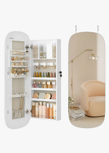 (BLACK FRIDAY) Espelho Porta Jóias MIRA 3 em 1 - Exclusividade Loja Morada