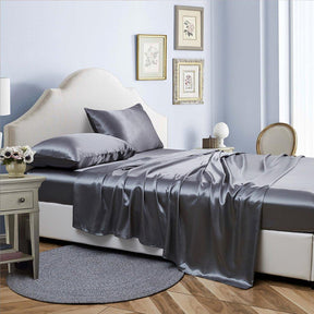 Conjunto de Lençóis Saintelle de Cetim Luxuoso com Fronhas