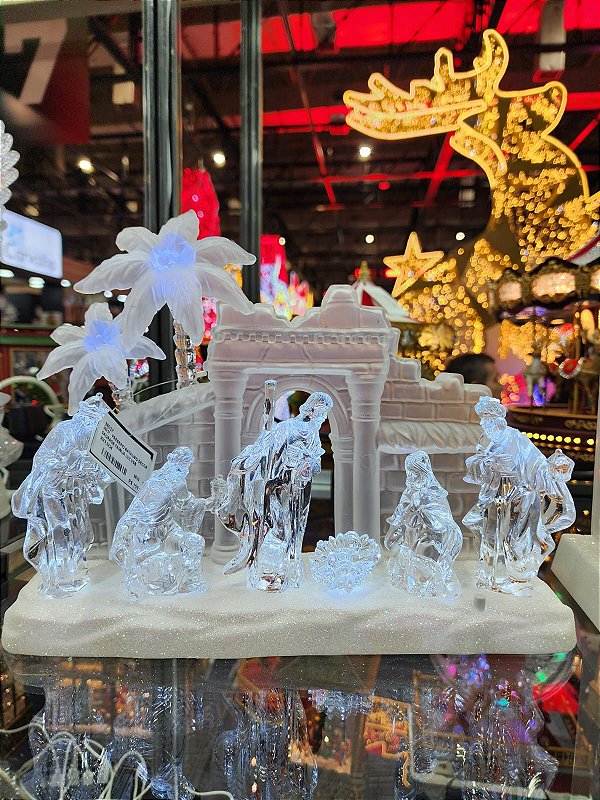 PRESÉPIO EM ACRÍLICO COM LUZ